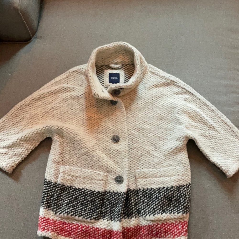 Gap girls sweater coat small